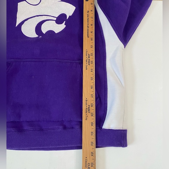 Colosseum Athletics K-State Wildcats Purple Hoodie Pullover Sweatshirt Youth L - Picture 5 of 10